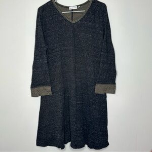 Habitat Dress size L Large Long Sleeve Gray 2 tone womens